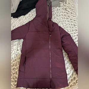 Lululemon purple puffer coat